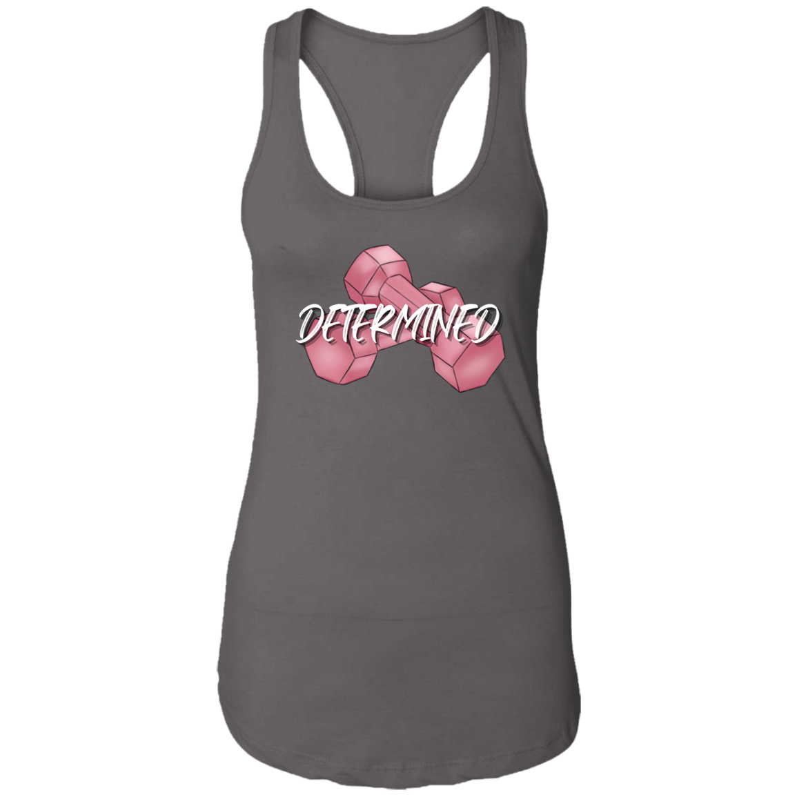 Determined Racerback Women's Tank Top