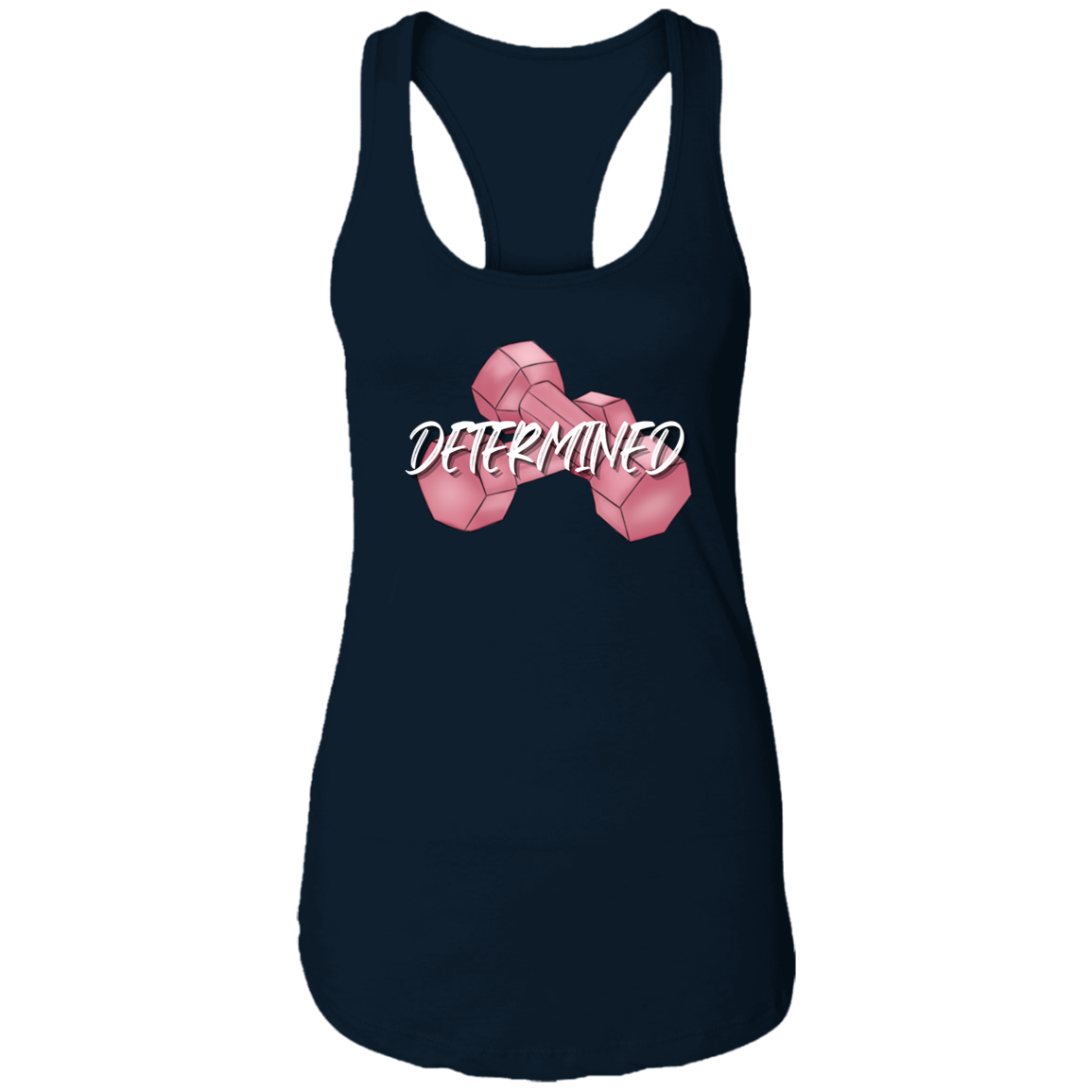 Determined Racerback Women's Tank Top