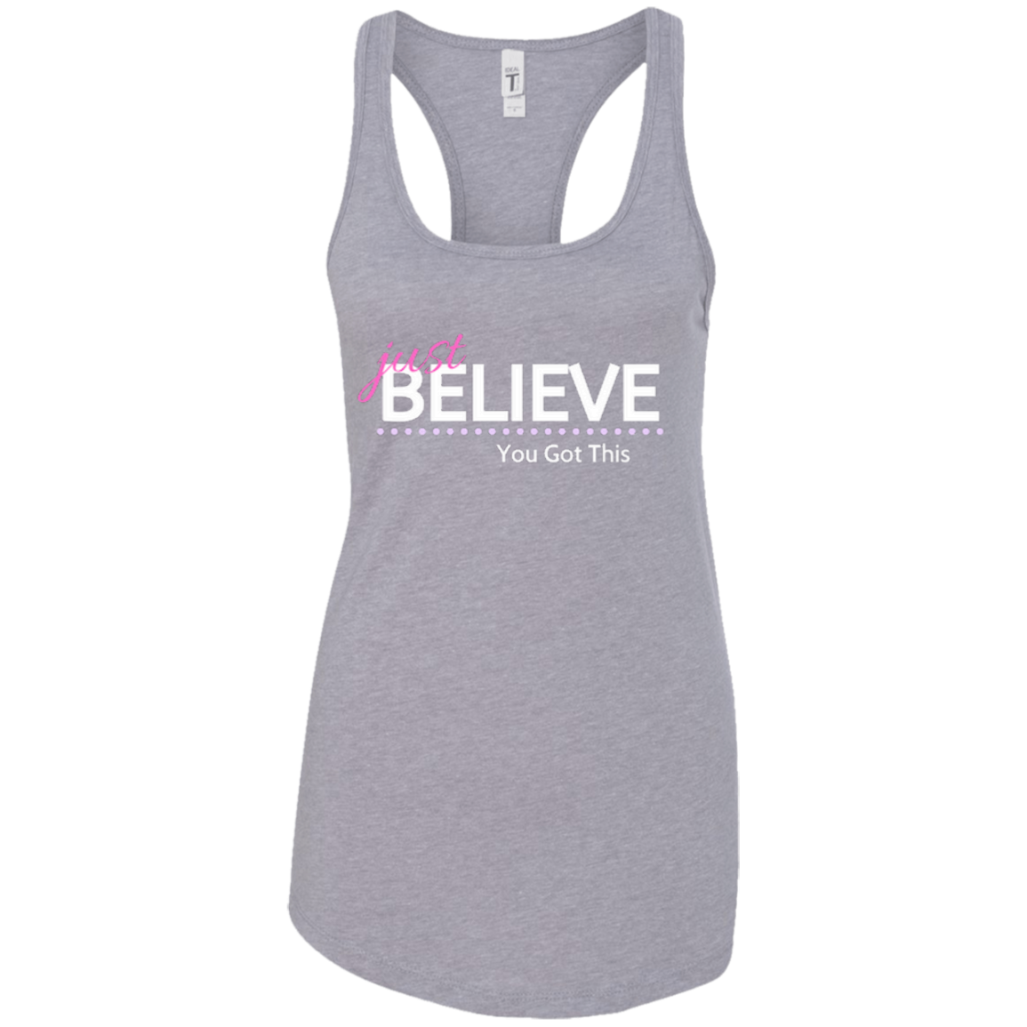 Just Believe Racerback Tank