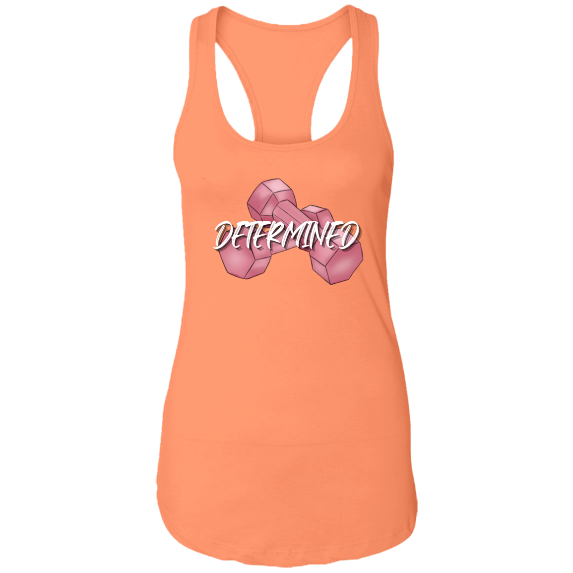 Determined Racerback Women's Tank Top