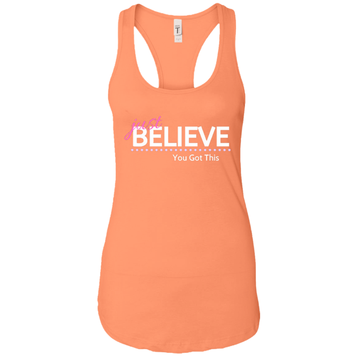 Just Believe Racerback Tank