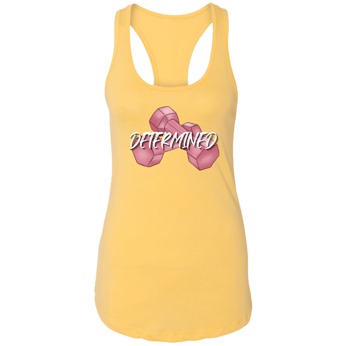 Determined Racerback Women's Tank Top