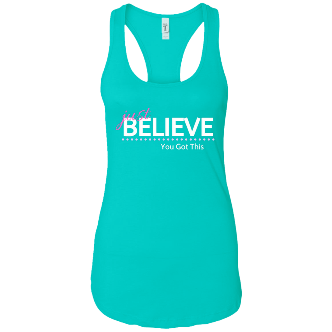 Just Believe Racerback Tank
