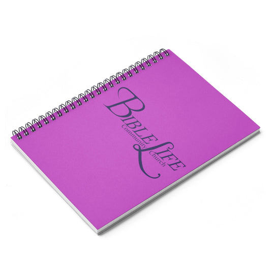 Purple Bible Life Spiral Notebook