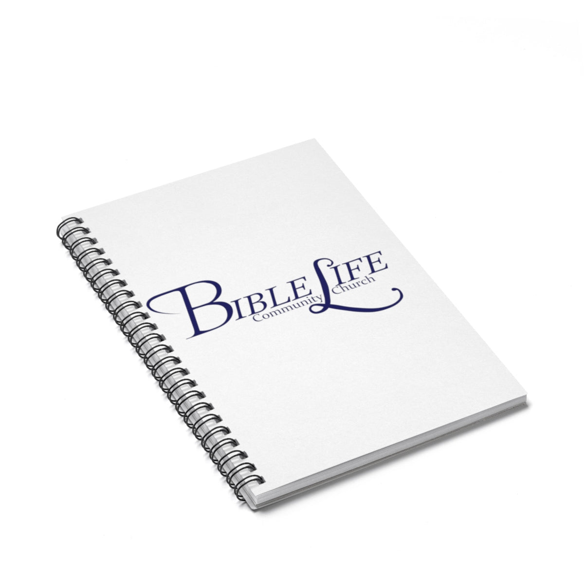 White Bible Life Spiral Notebook