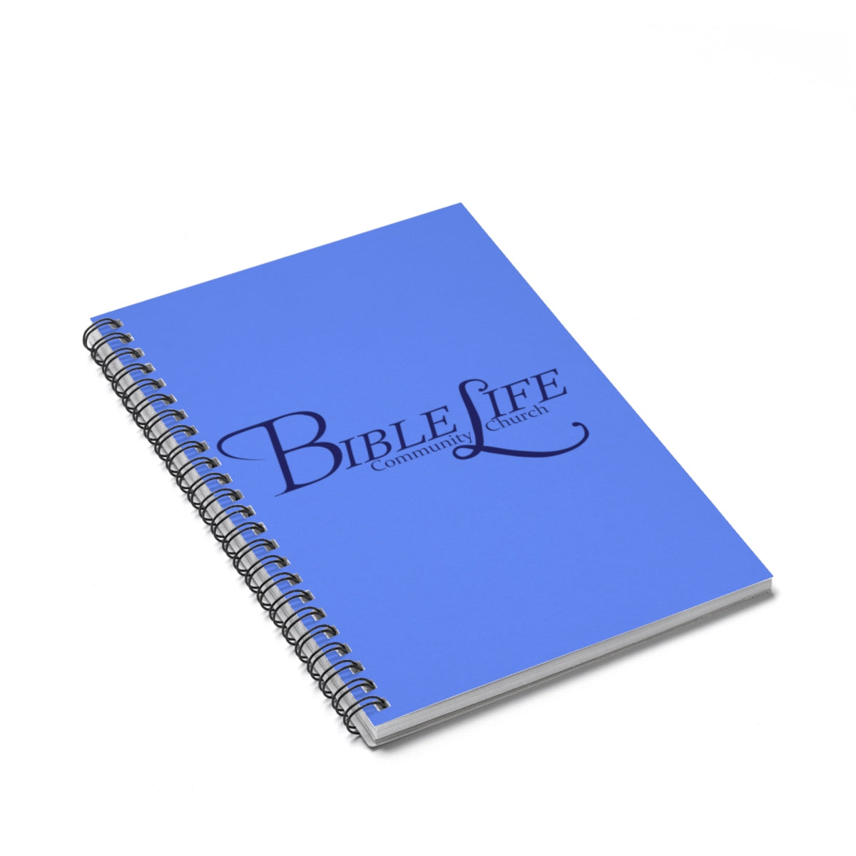 Blue Bible Life Spiral Notebook