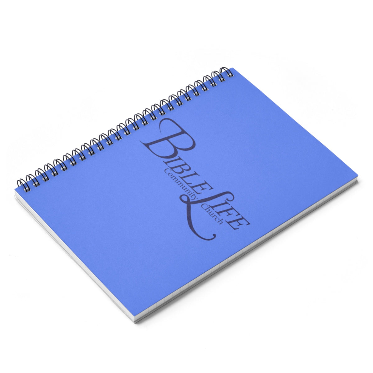 Blue Bible Life Spiral Notebook
